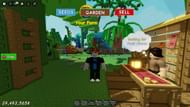 Give fruits to Jack the NPC to grow the Beanstalk (Image via Roblox)